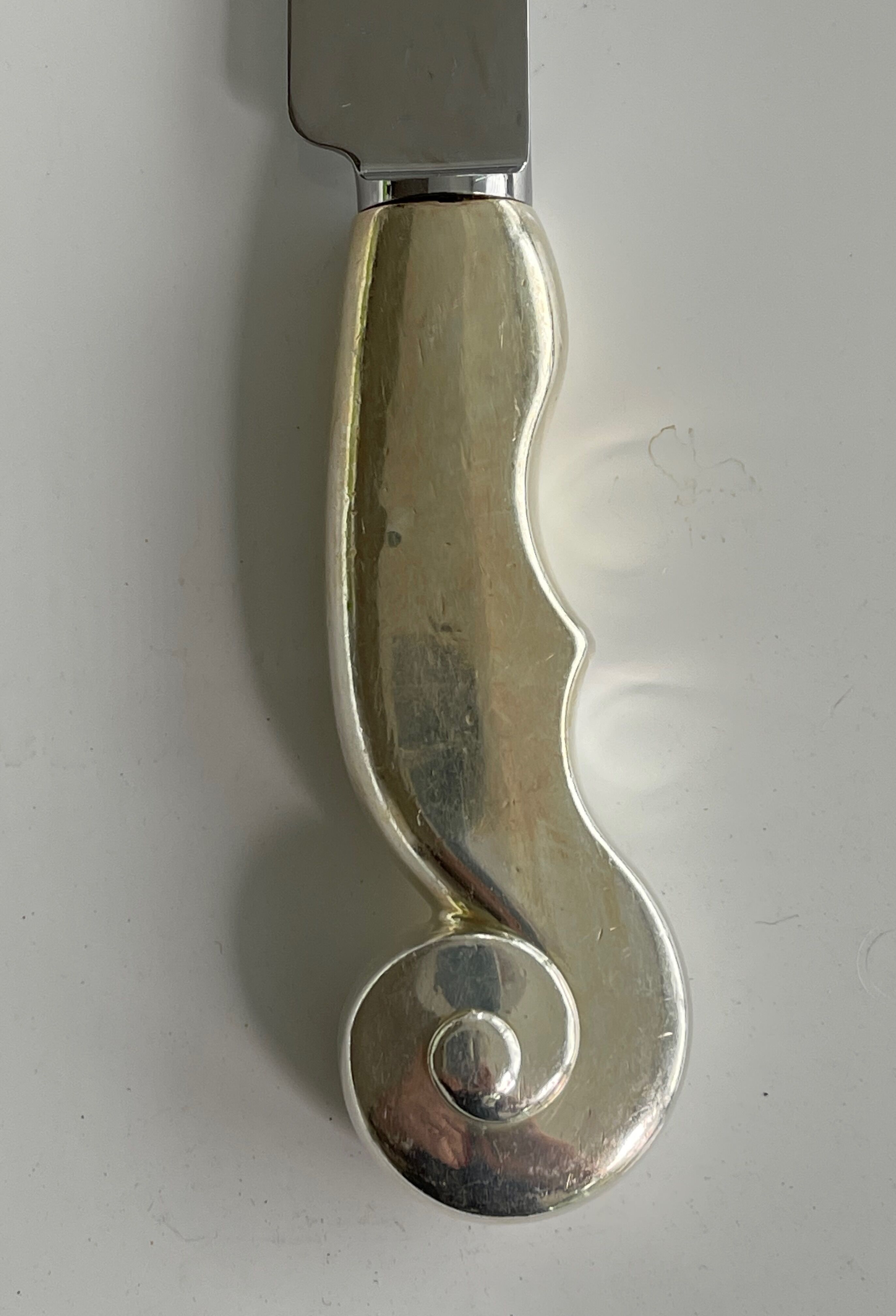 Arman 1928-2005 and Guy Degrenne service knife "Art of music"