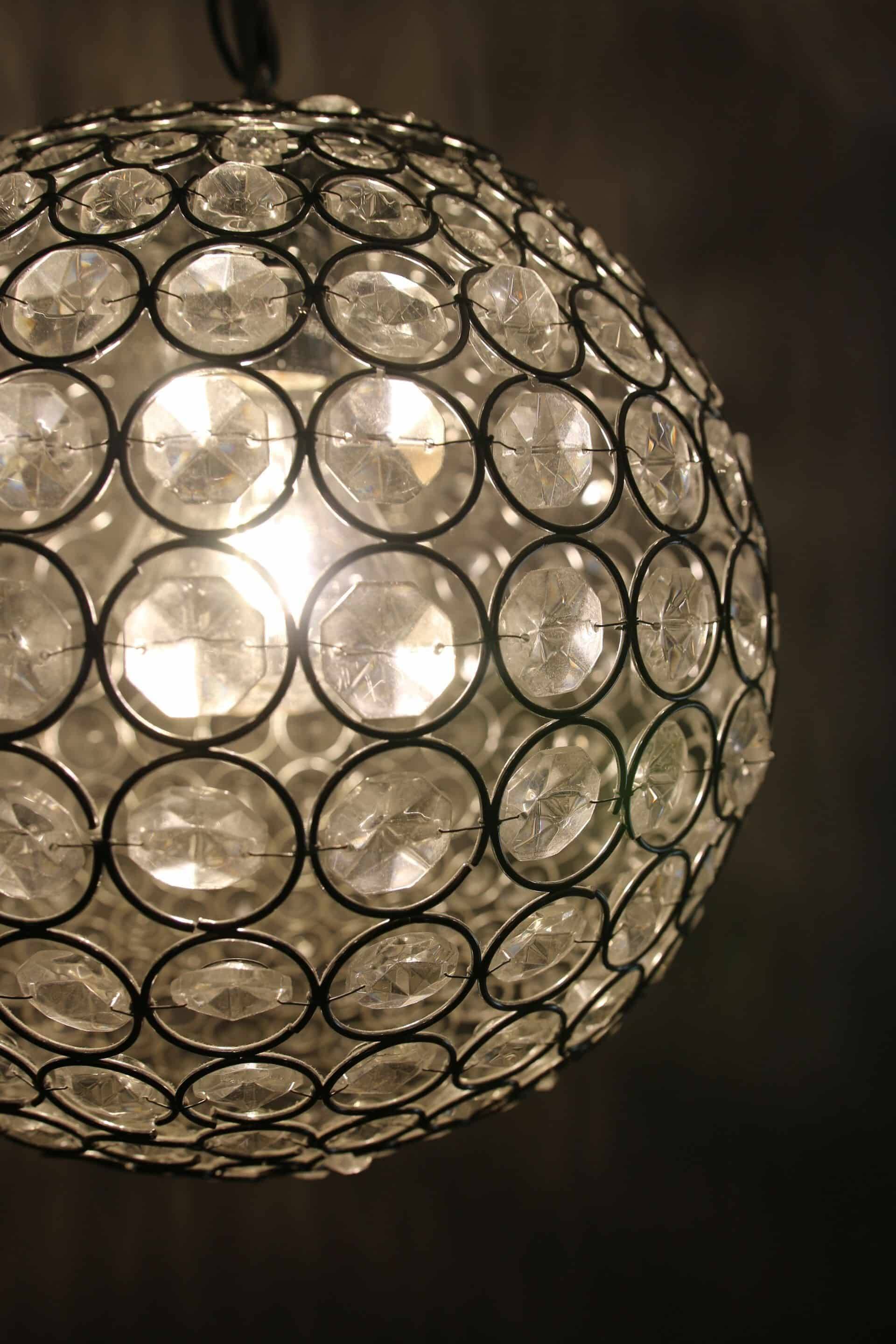 Suspension globe with pendants, 1990s