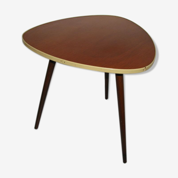 Table triangulaire en forme de rein de 1960/70