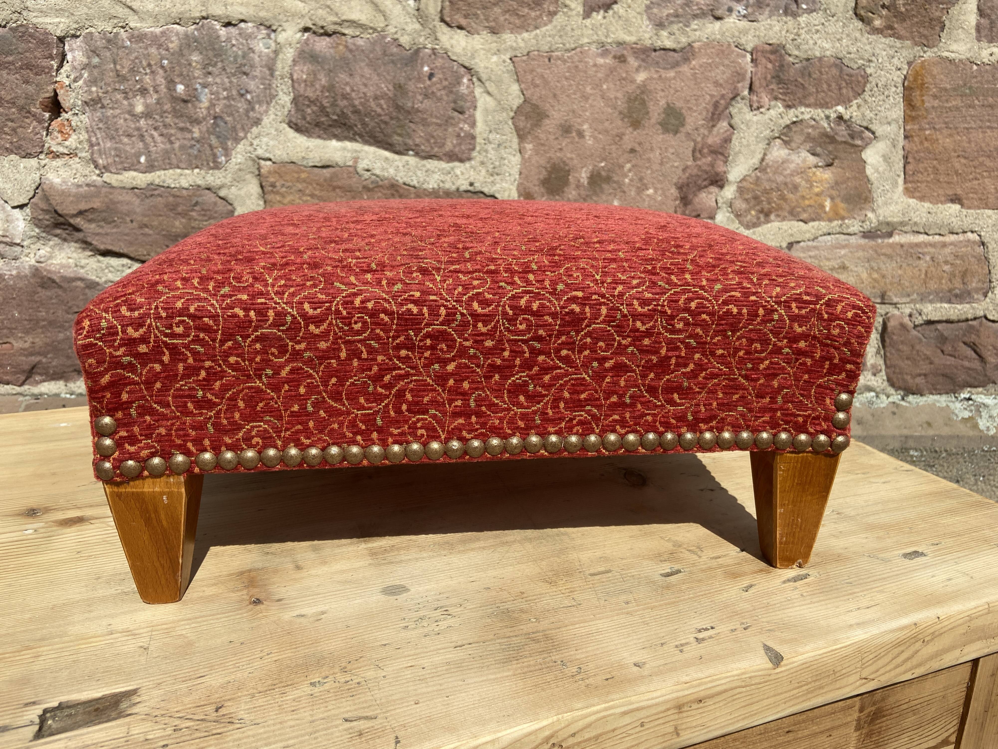 Footrest ottoman old Louis XVI 1950