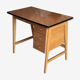 Modernist desk with drawers and formica top - vintage 1960