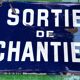 Plaque emaillée ancienne sortie de chantier