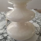 Vintage marble lamp base