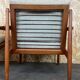 Pair of teak easy armchairs by Svend Aage Eriksen for Glostrup