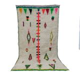 Handmade wool Berber rug 260 X 135 CM