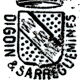 Old plate captioned "Battered with deer", Digoin-&-Sarreguemines