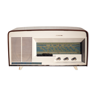 Radio TSF poste radio radio bois et plastique rétro déco bar vintage