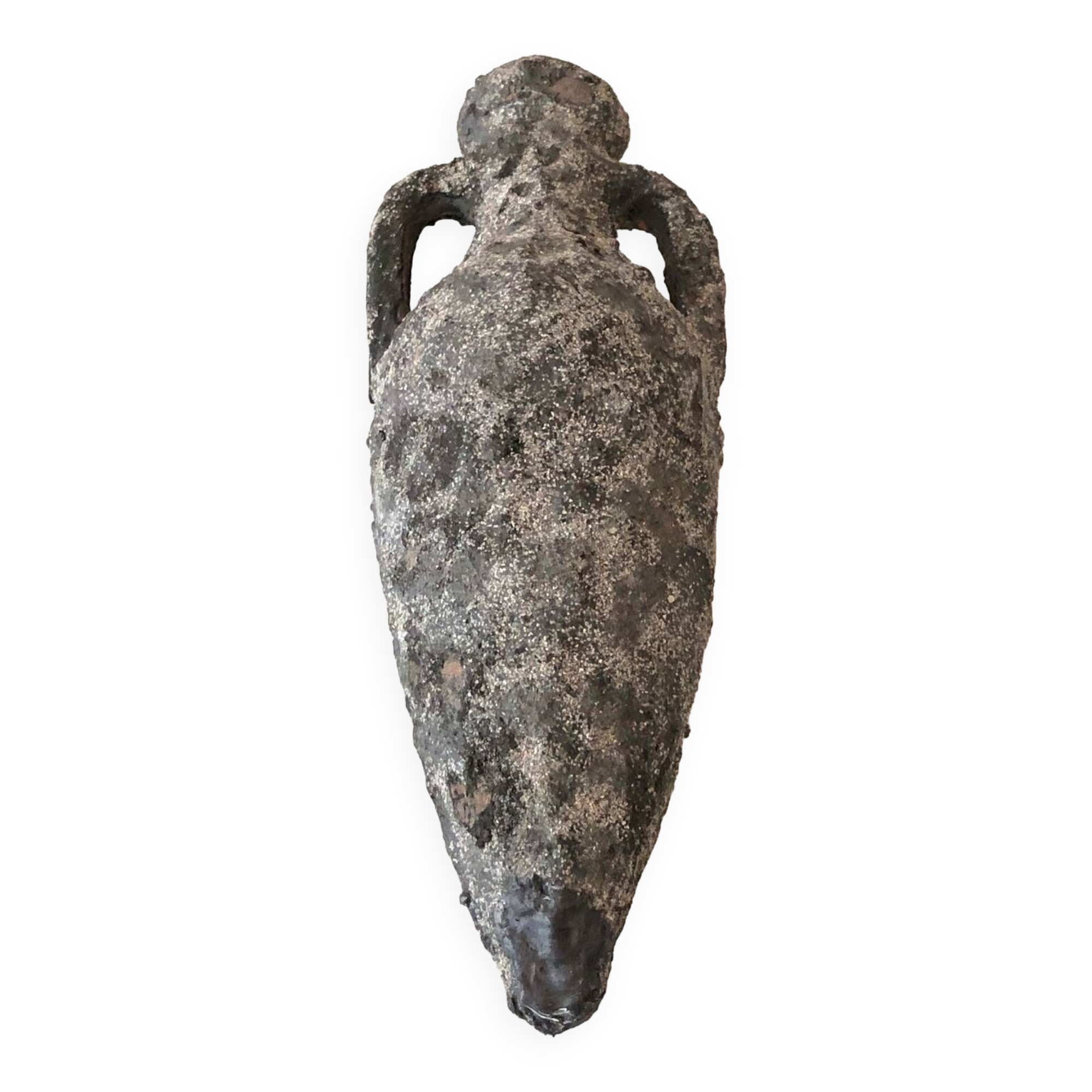 Grey Ceramic Amphora