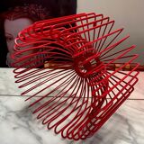 Tradig fruit basket by Ehlen Johansson red metal