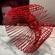 Tradig fruit basket by Ehlen Johansson red metal