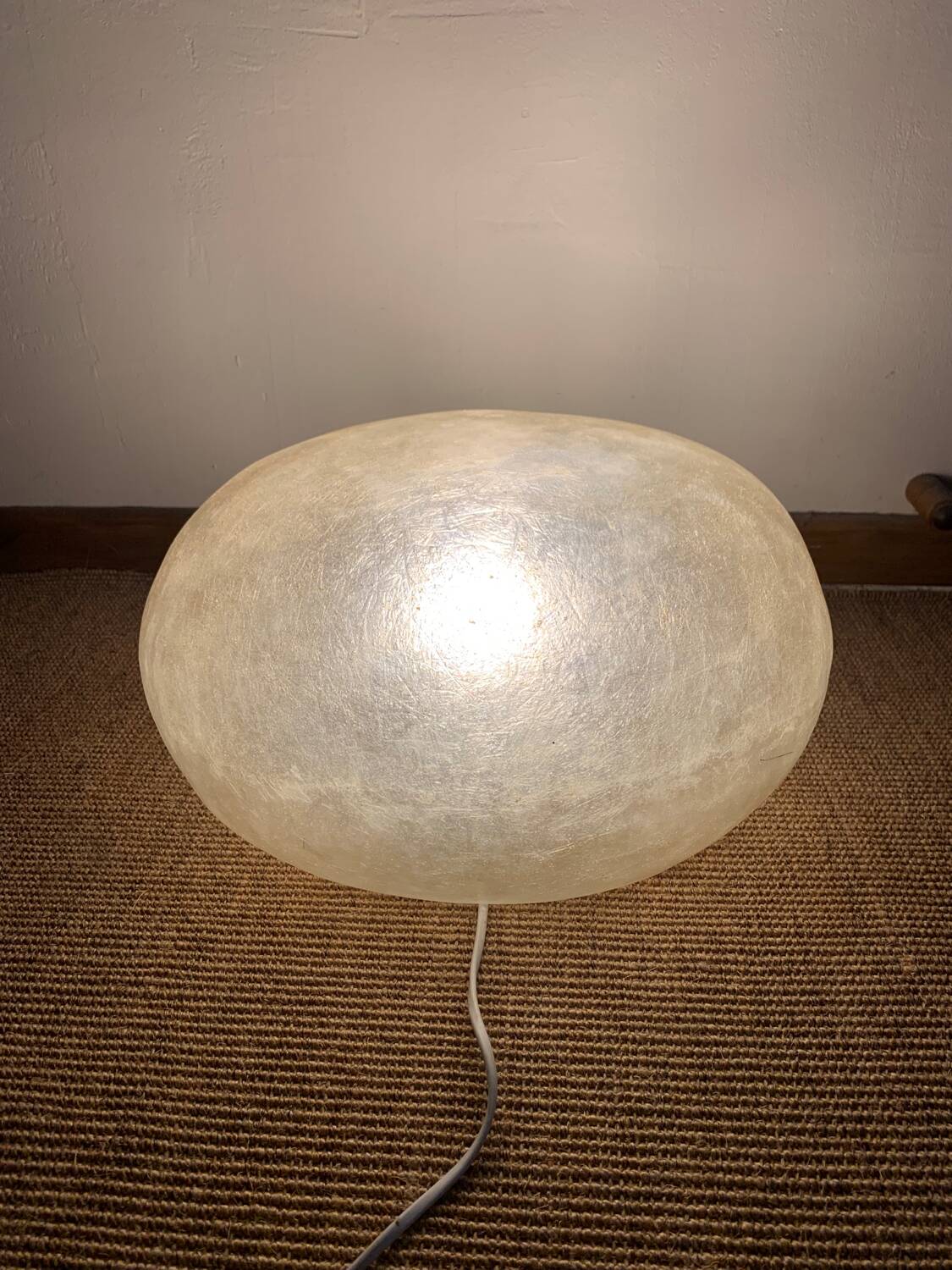 Vintage pebble lamp
