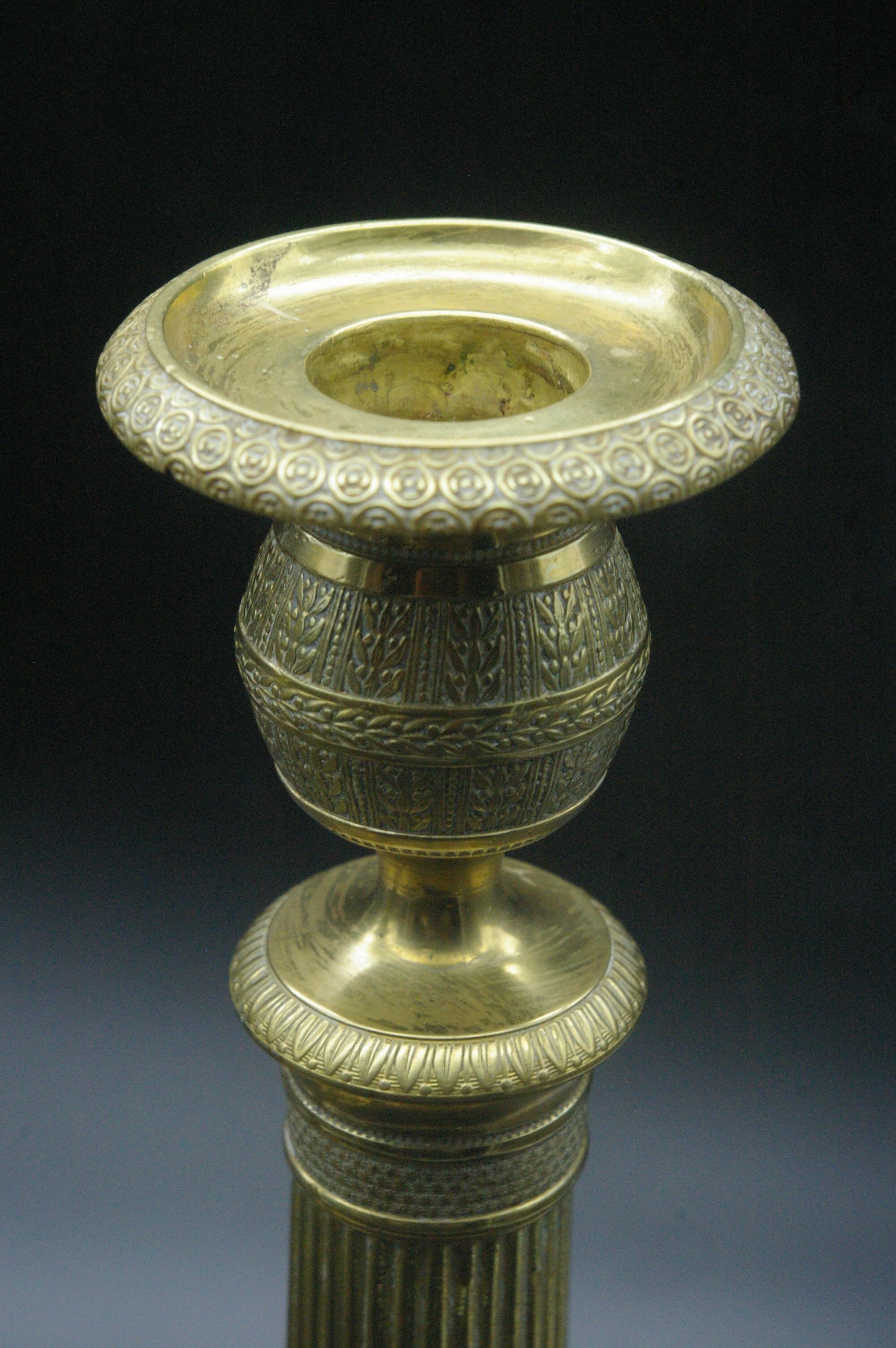 Candleholders in brass