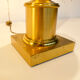 PAIR OF GILDED METAL LAMPS  70'
