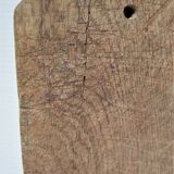 three vintage patinated solid wood cutting boards