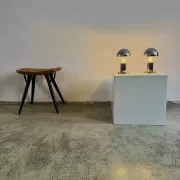 Lampe de table chromée par Motoko Ishii pour Staff Leuchten, Allemagne, années 1970.