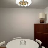 1 of 2 Brass Sputnik Flush Lamps by Kaiser Leuchten