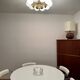 1 of 2 Brass Sputnik Flush Lamps by Kaiser Leuchten