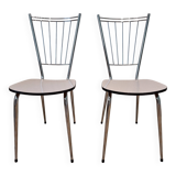 Chrome Formica chairs