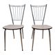 Chaises Formica chromé