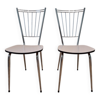 Chrome Formica chairs