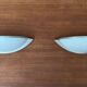 Postmodern German wall lamps from the space age by Glashütte Limburg, set of 2