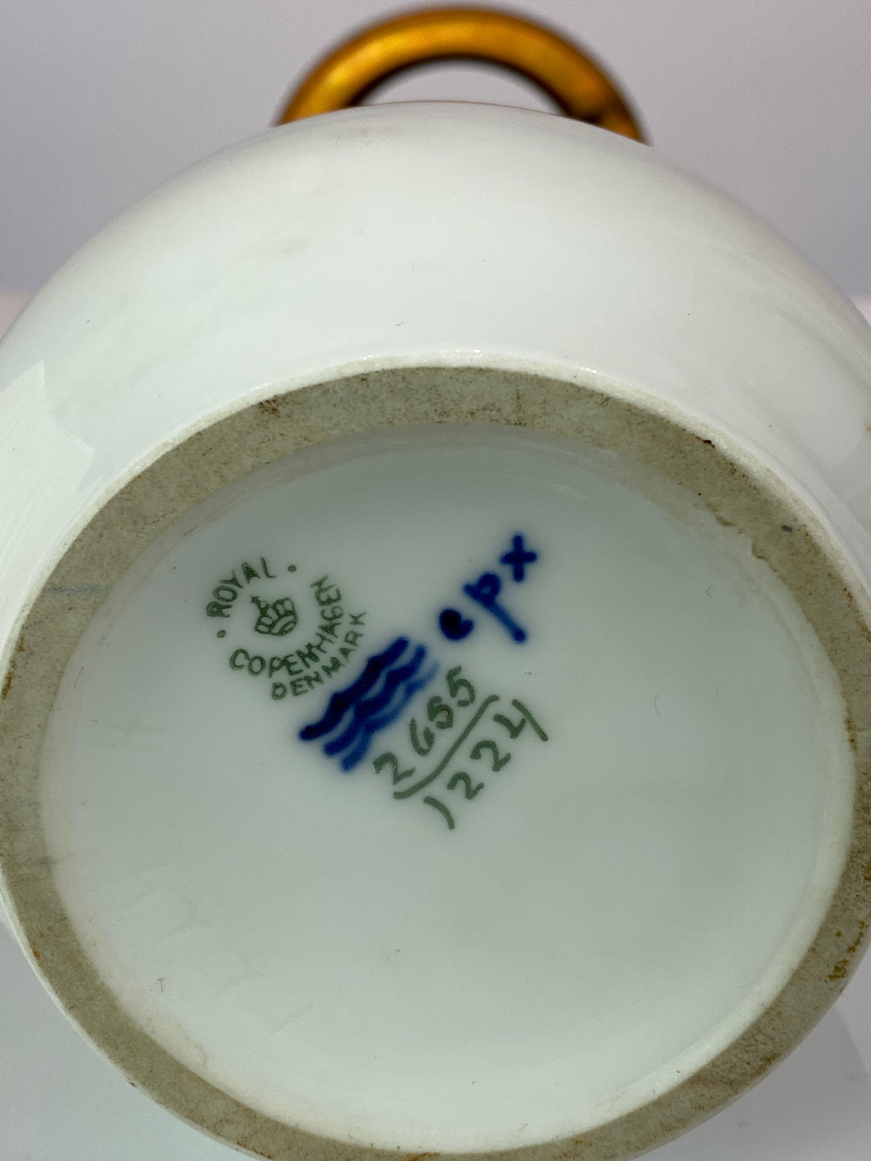 Royal Copenhagen porcelain lamp