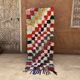 Tapis Marocain Boucherouite coloré - 74 x 185 cm