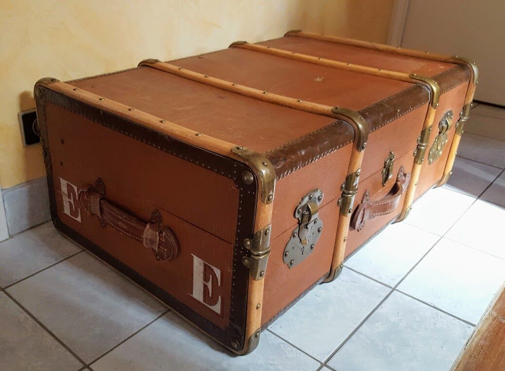 Vintage travel trunk