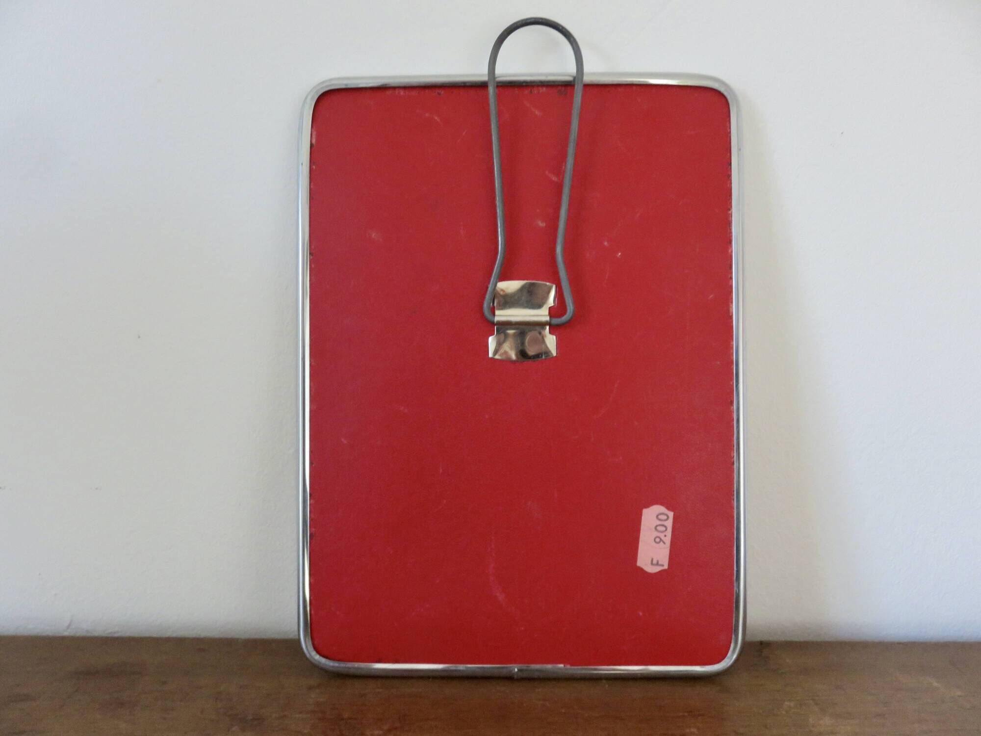 Vintage barber's or hairdresser's mirror, for standing or hanging, from the 1950s-60s.