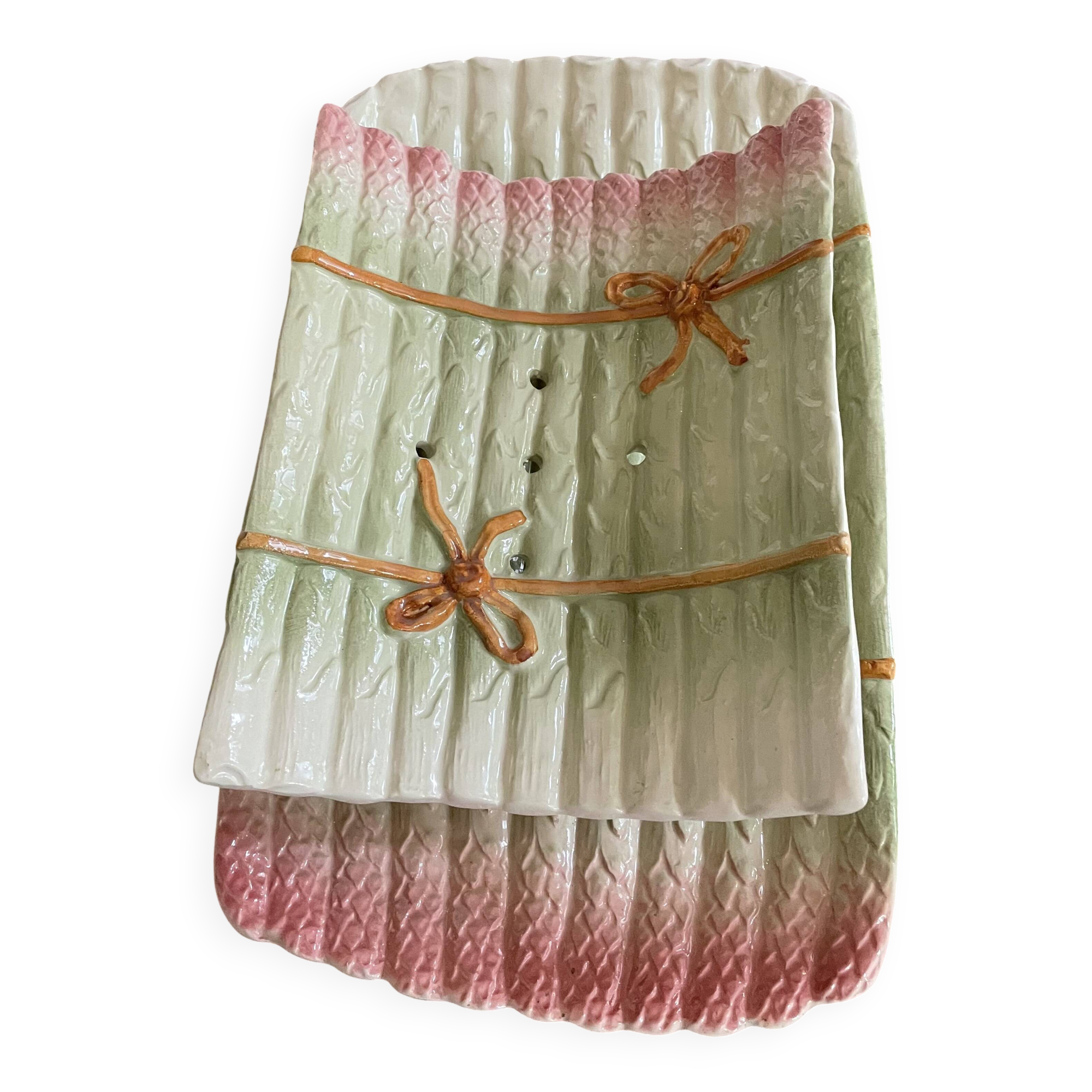 asparagus barbotine serving platters