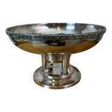 Art Deco silver-plated metal cup