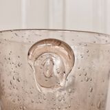 Ice bucket biot old bubble glass