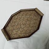 Smoked glass tray