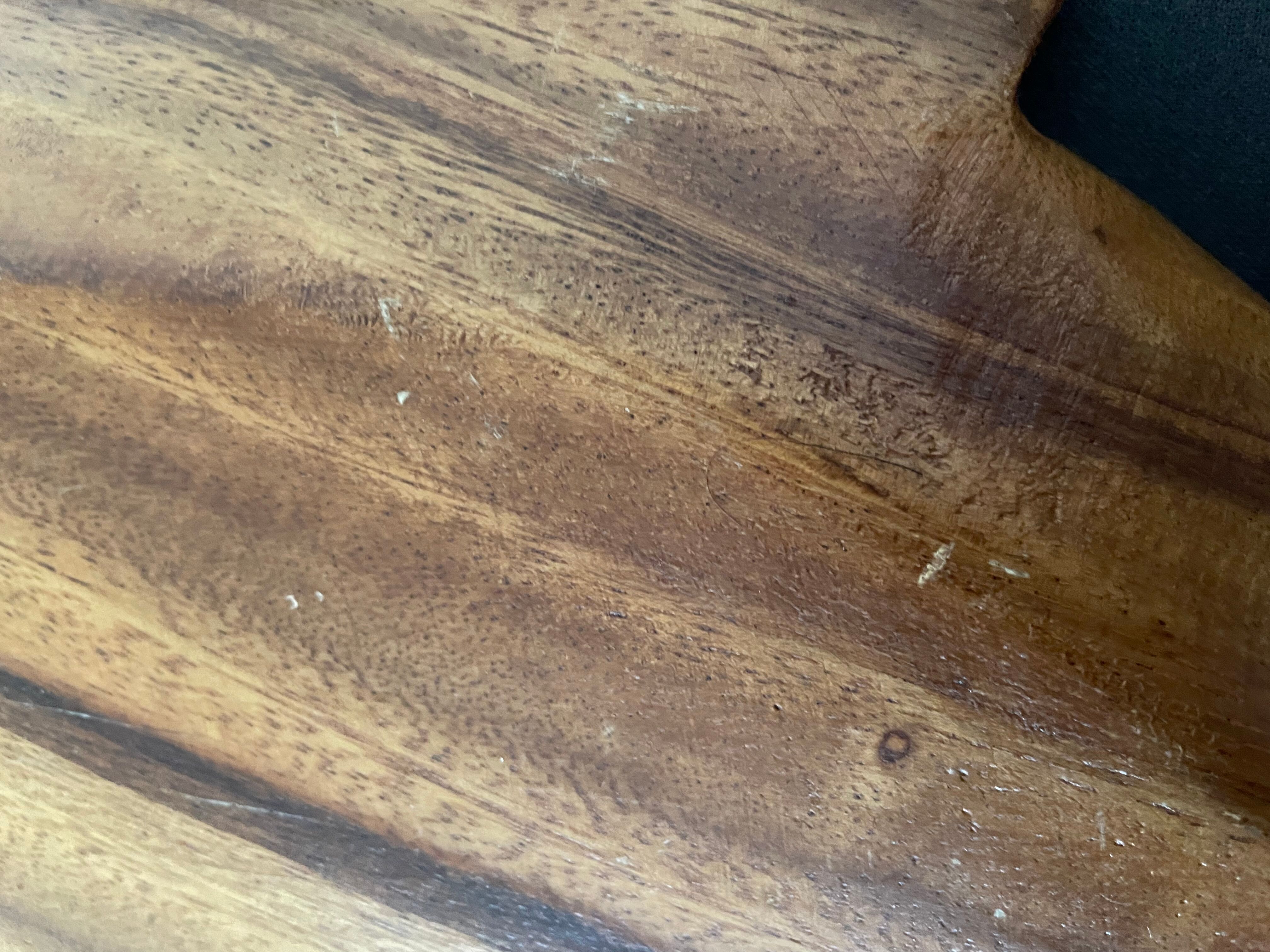 Wooden fish shaped dish