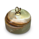 Green onyx catchall - Vintage 1970 green onyx jewellery box