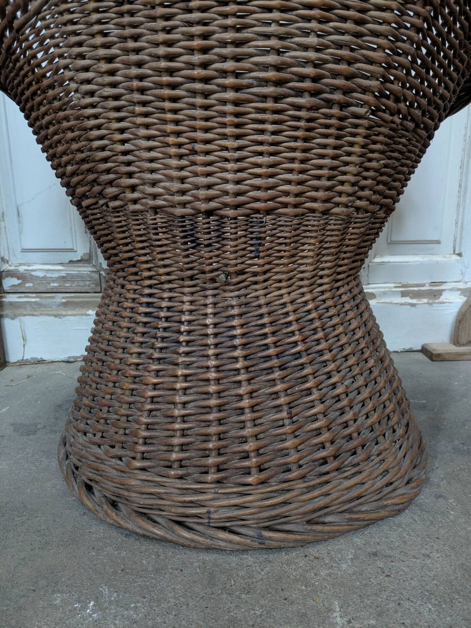 Grand fauteuil rotin
