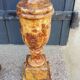 Paire de pieds de lampes des années 70 en albâtre