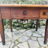 Walnut table, Directoire, 18th century period