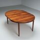Kai Kristiansen dining table in rosewood Villy Schou Andersen Denmark 1960