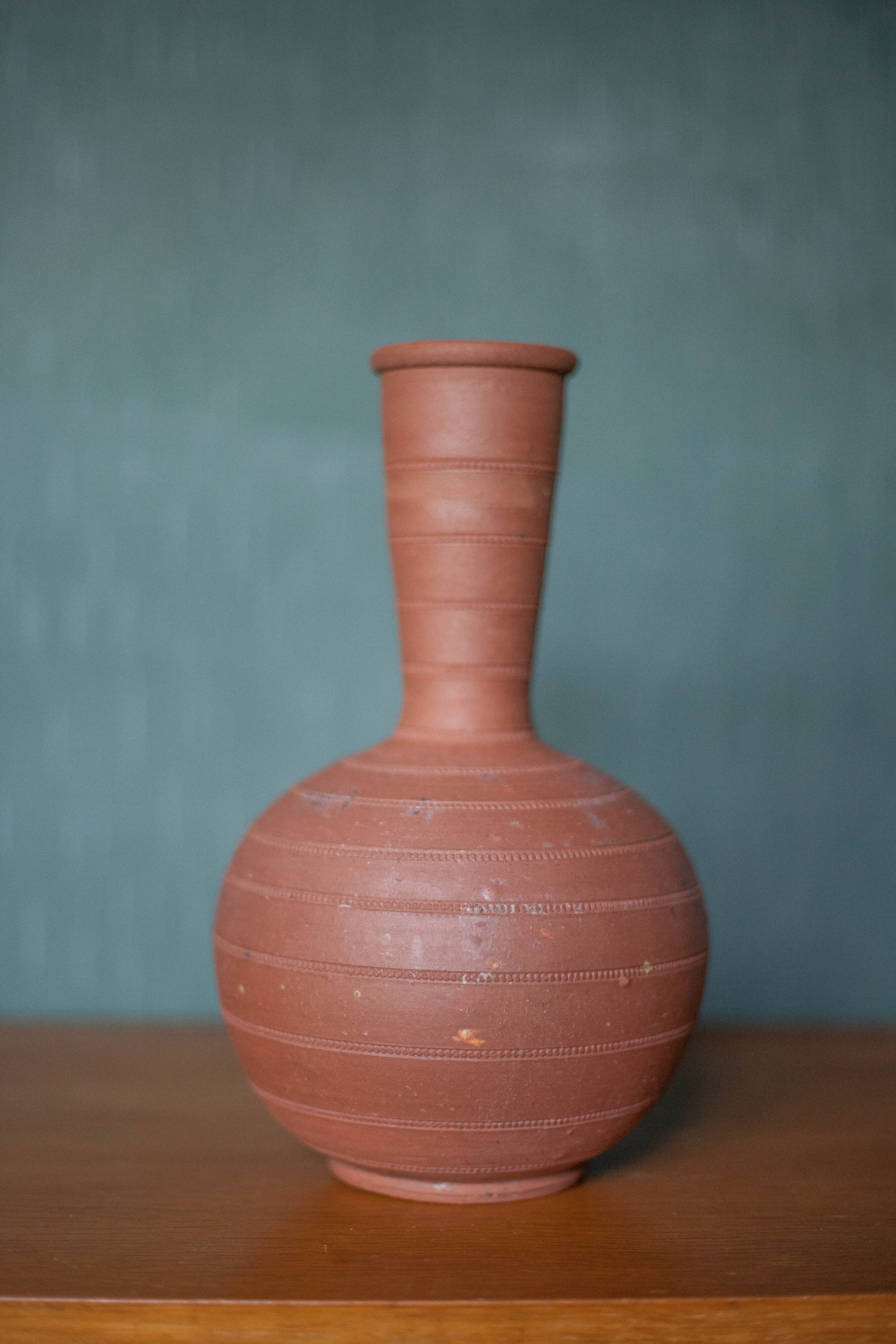 Vintage terracotta vase