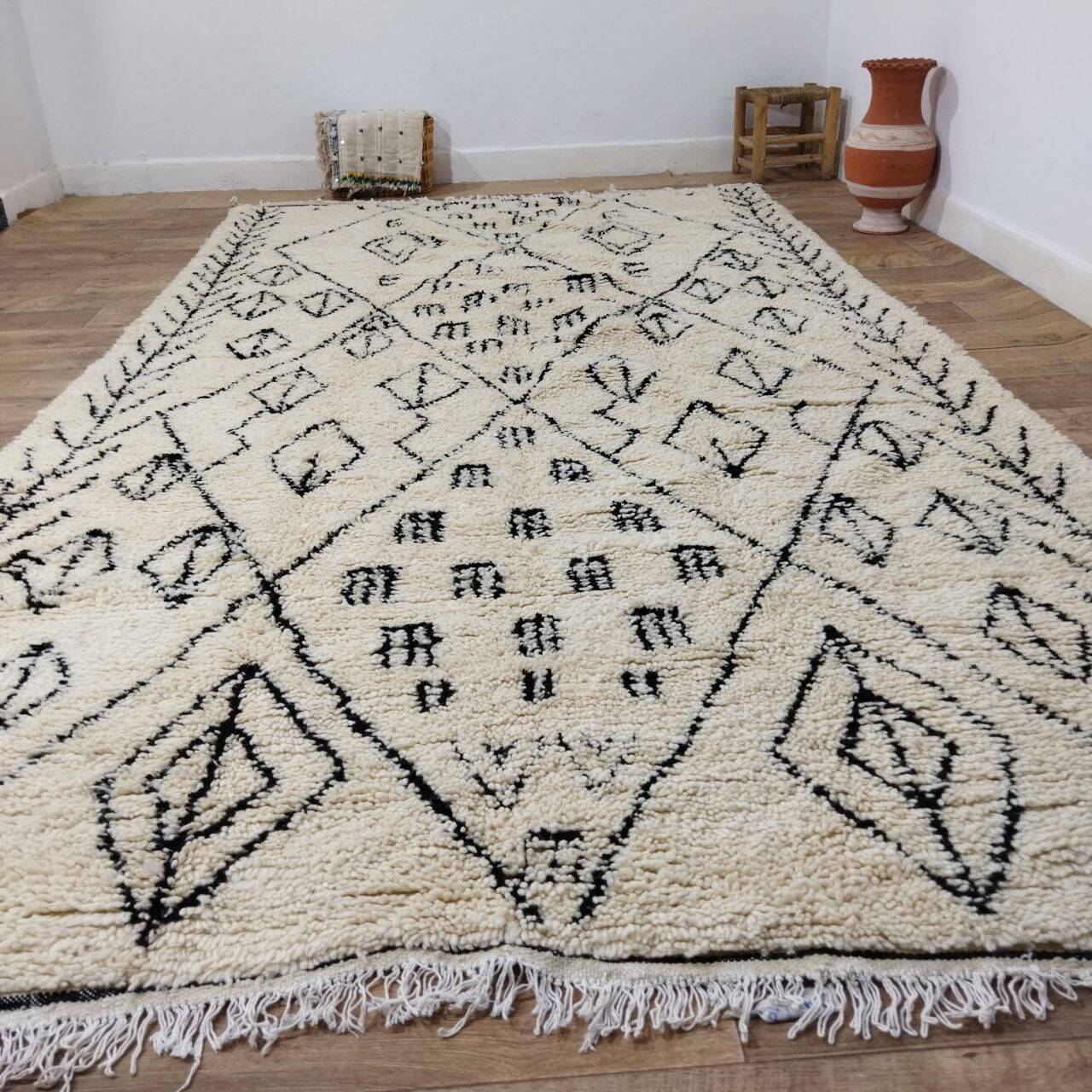 Berber abstract rug 350 X192 CM