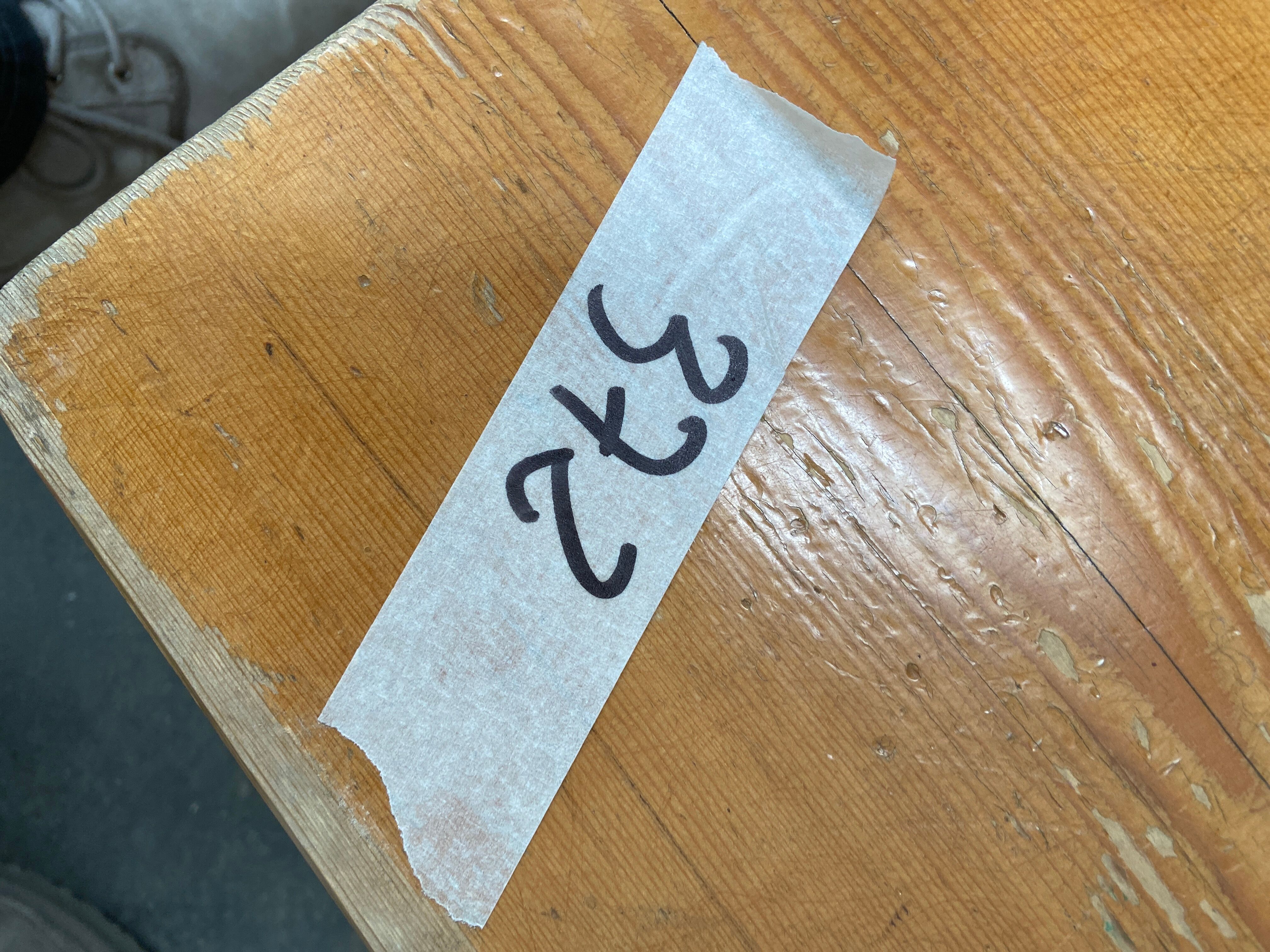 Bench nursery school chest vintage 1980s in pine