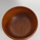 Mid-Century Modern Solid Teak Wood Bowl, Uppsala Slöjd, Sweden 1960s
