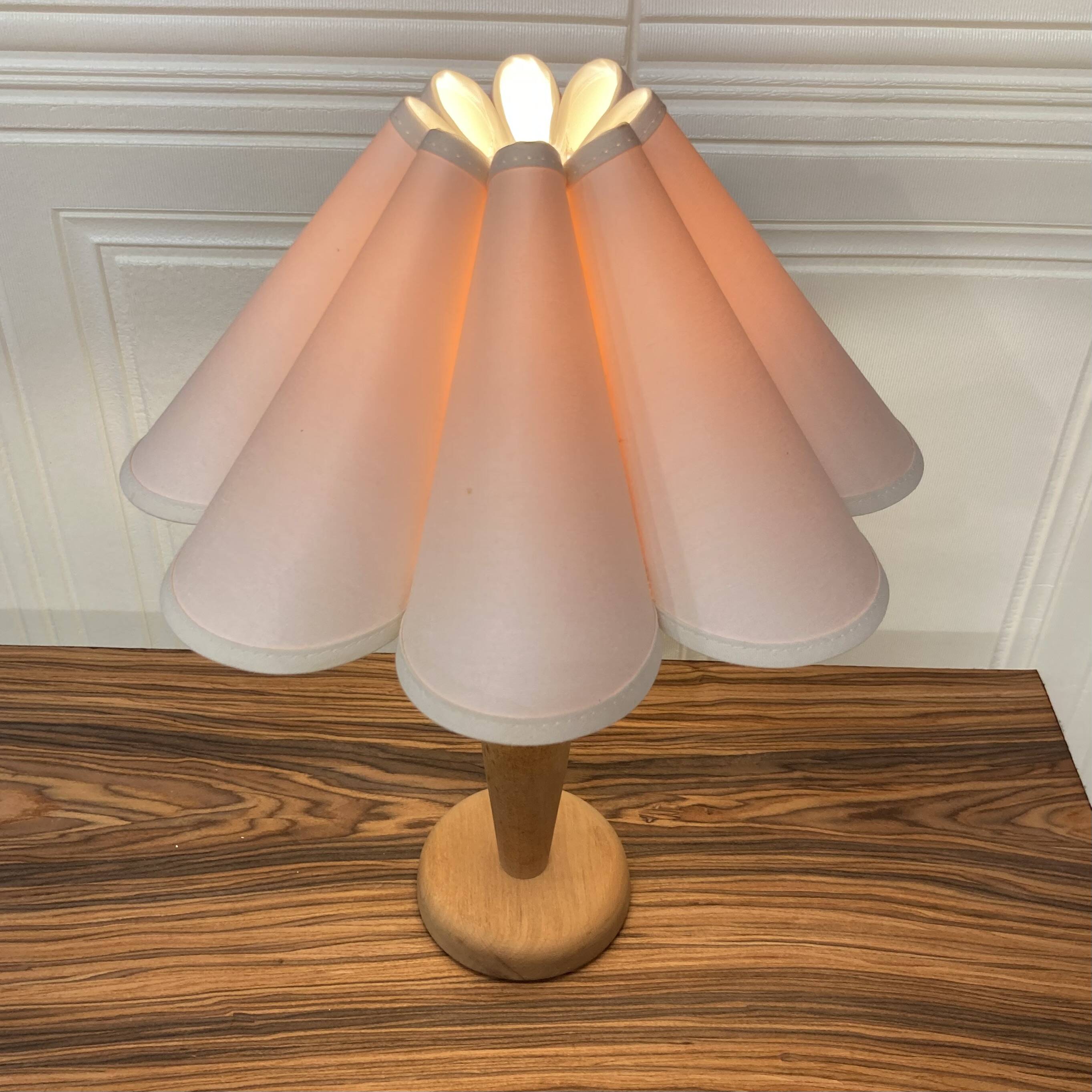 Paire de lampes design scandinave 1960.