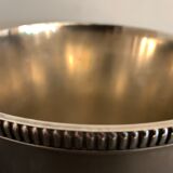 Pearl silver metal champagne bucket, shells or shells