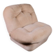 Space age armchair in textured velvet, France, 1970