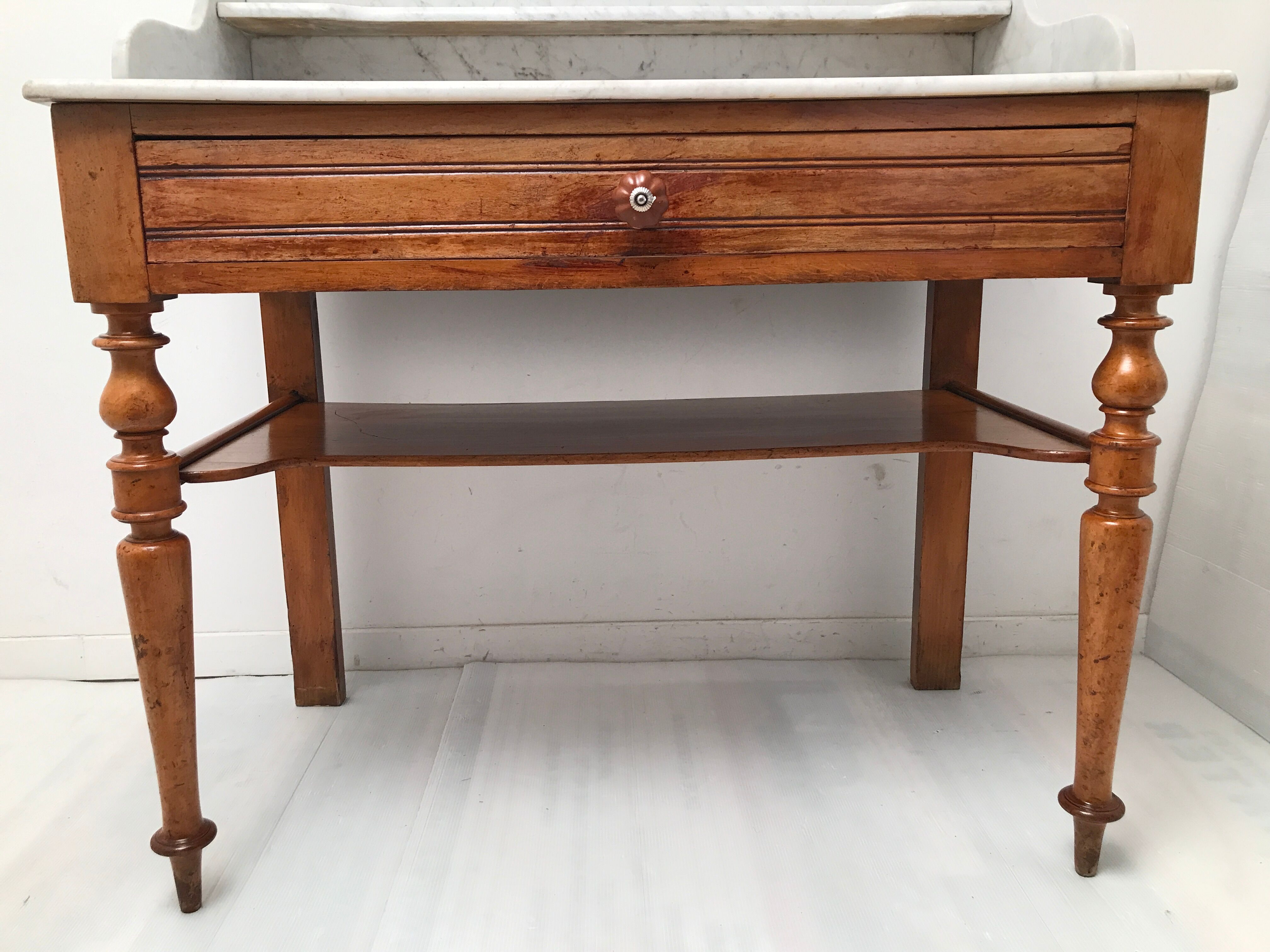 Dressing table marble style Henri II 1900s