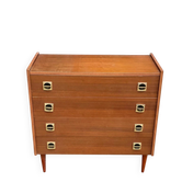 Mid-Century Scandinavian wooden chest of drawers 1960
