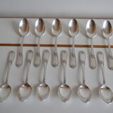 12 tablespoons metal argente orfevre frionnet francois