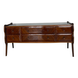Italian Cantu rosewood chest of drawers, 1950s